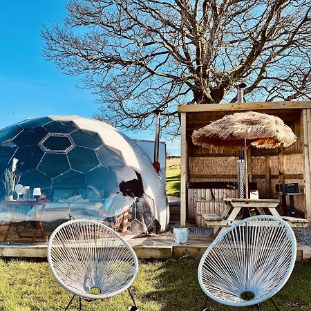Deerstone Glamping-Pinhaw Beacon Dome Hot Tub Hotell Earby Eksteriør bilde