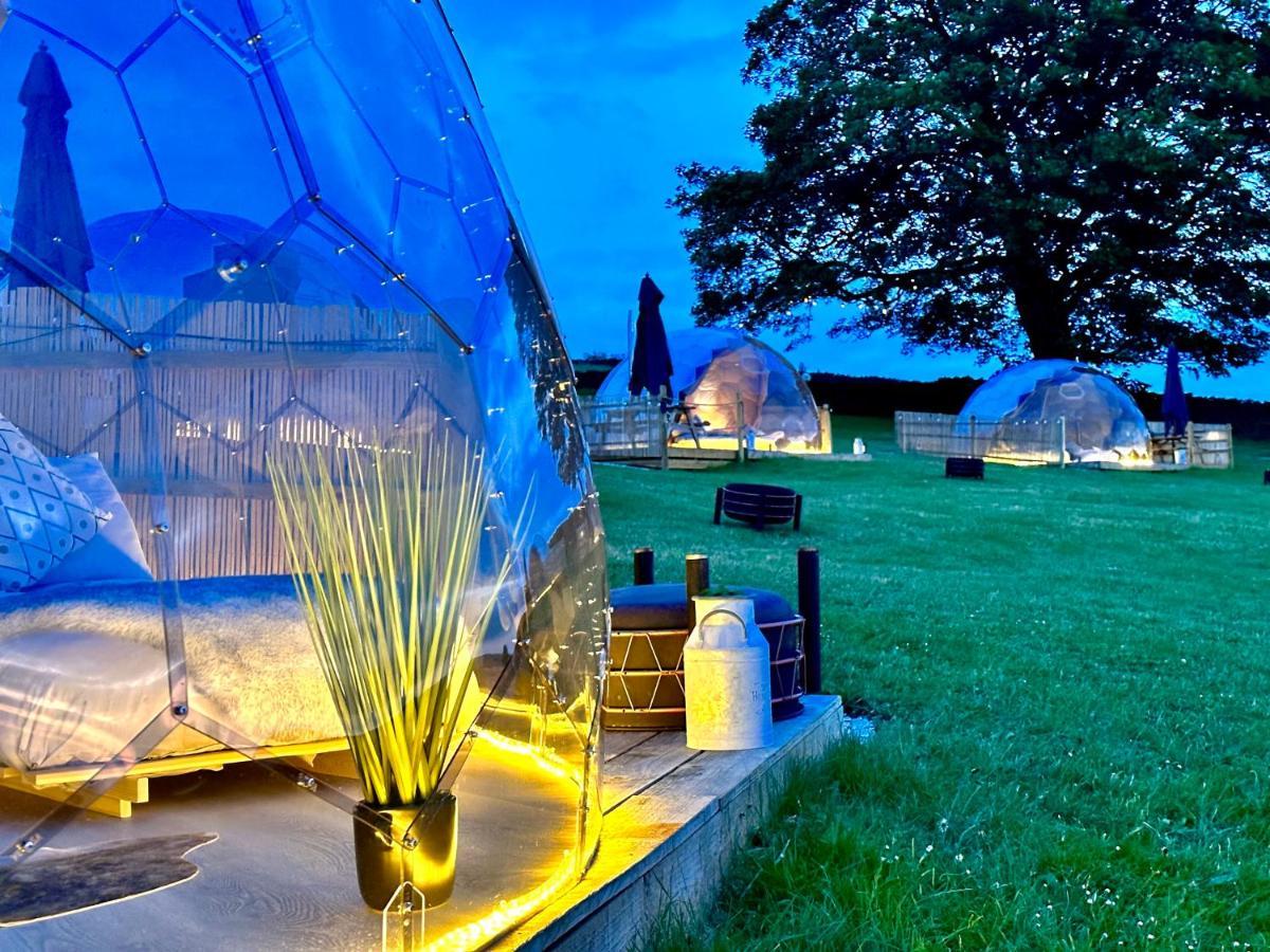 Deerstone Glamping-Pinhaw Beacon Dome Hot Tub Hotell Earby Eksteriør bilde